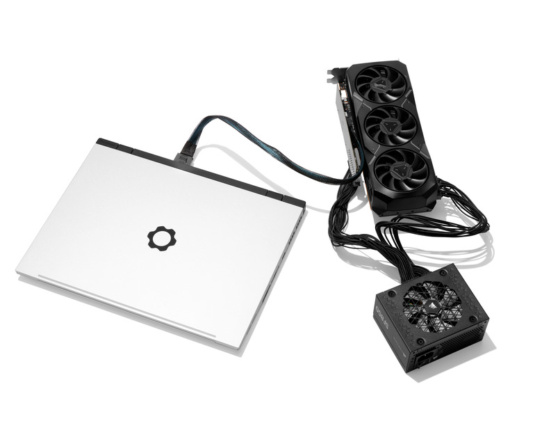 Image of Framework's prototype OCuLink Kit