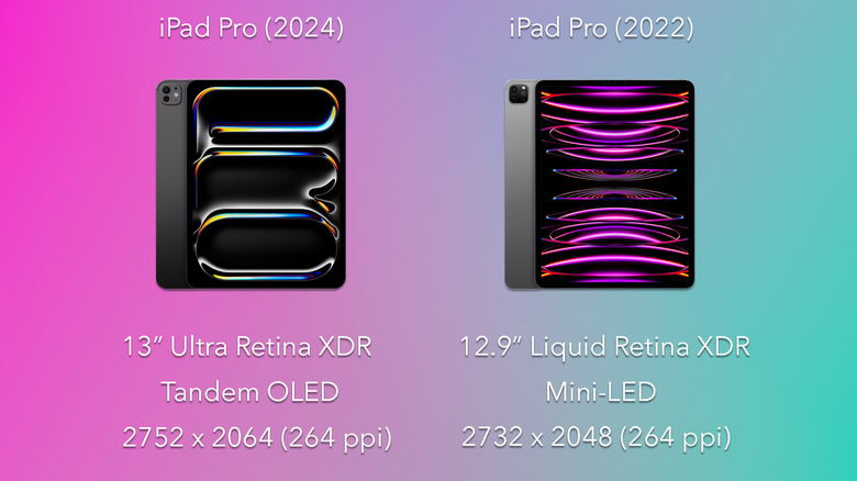 iPad Pro: 13-inch (2024) vs. 12.9-inch (2022)