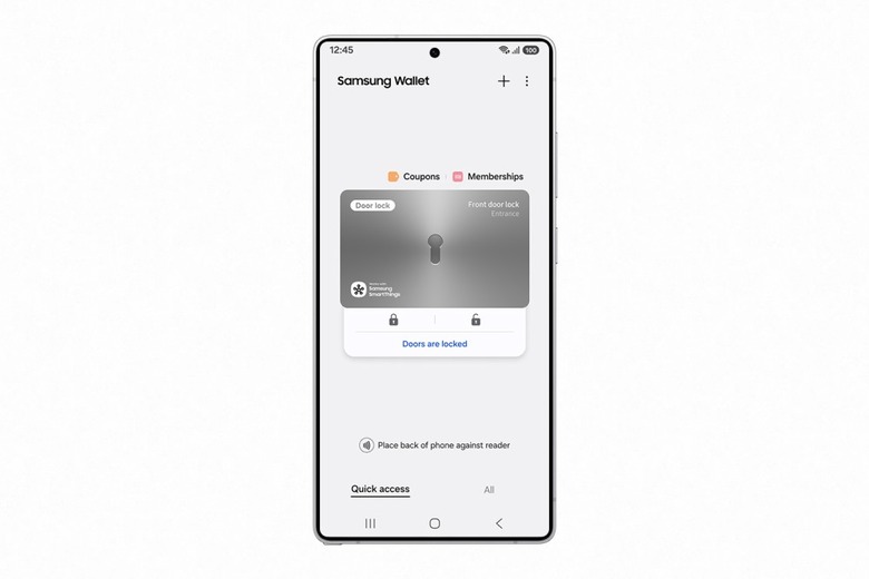 Samsung Digital Home Key.