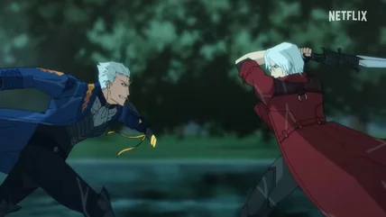 Dante and Vergil going at it.