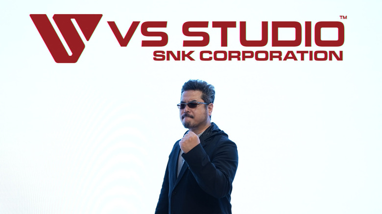 Katsuhiro Harada and the VS Studio logo